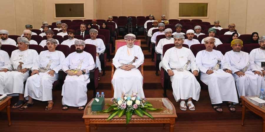 رعى حفل إطلاق نظام "برهان" معالي السيد محمد بن سلطان البوسعيدي نائب رئيس المجلس الأعلى للقضاء