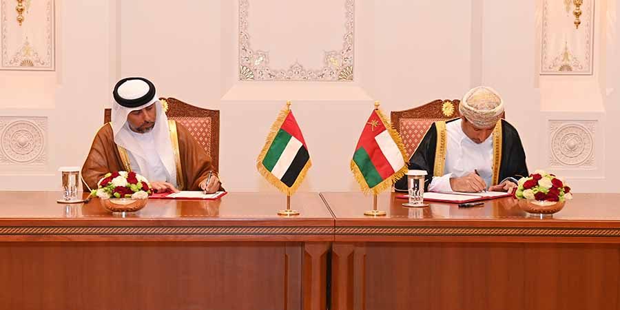 توقيع اتفاقيات ومذكرات تفاهم بين سلطنة عُمان والإمارات