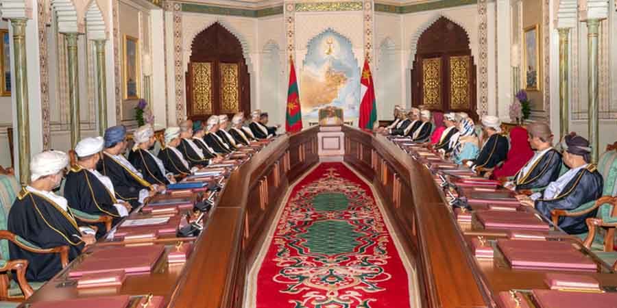 اجتماع مجلس الوزراء بقصر البركة العامر.