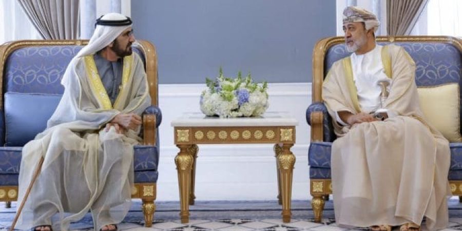 جلالةُ السُّلطان المعظم يستقبل حاكم دبي