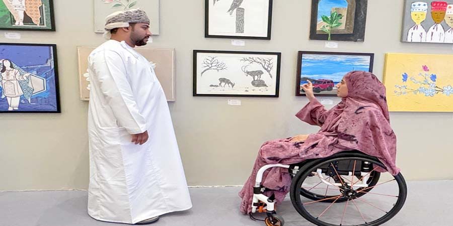 الفنانين العُمانيين من ذوي الإعاقة
