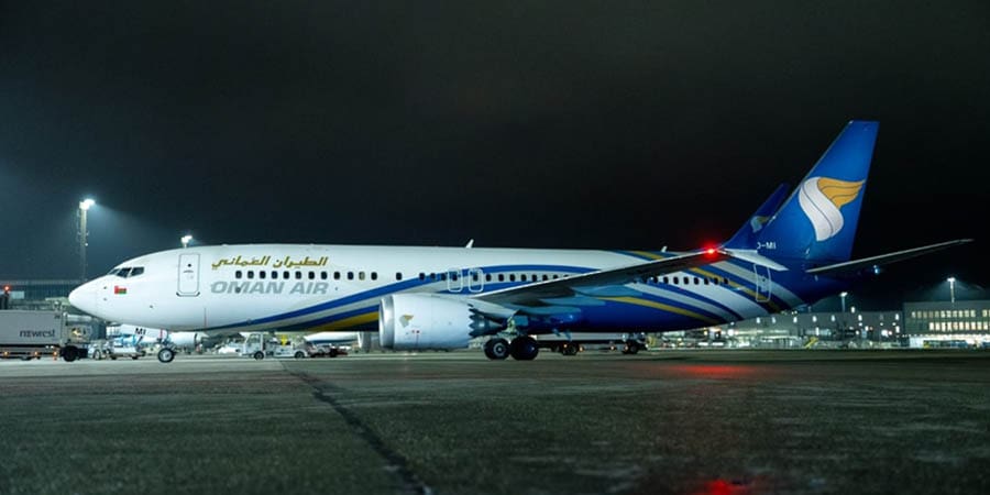 الطيران العماني يطلق رحلته الأولى إلى كوبنهاجن 