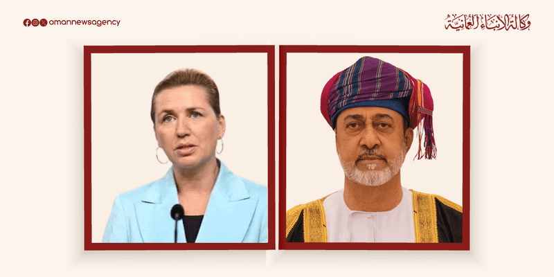 جلالة السلطان يهنئ رئيسة وزراء الدنمارك بمناسبة إعادة انتخاب