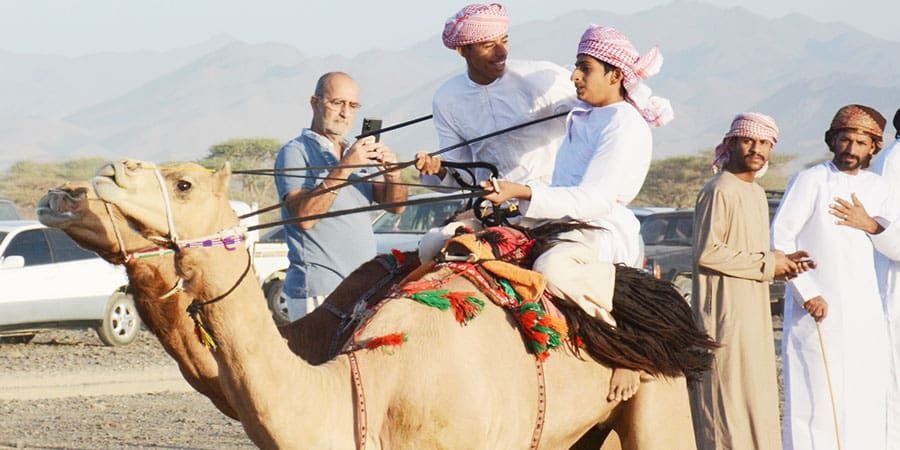 ميدان ركضة عرضة الخيل والهجن نُظّم اليوم بقرية الجرداء بنيابة سمد الشأن في ولاية المضيبي