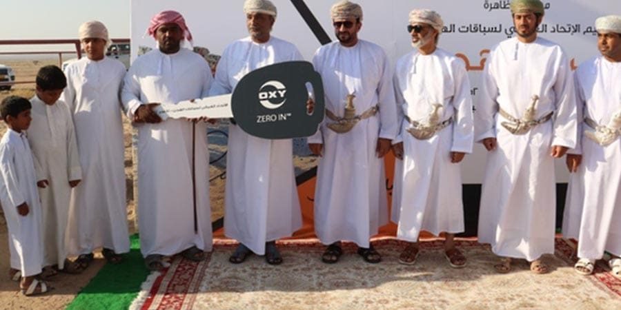 سباق الهجن منافسات السباق الثالث للهجن بولاية عبري