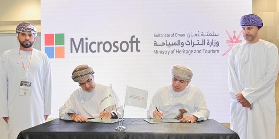 وزارة التراث والسياحة جانب من توقيع مذكرة التفاهم