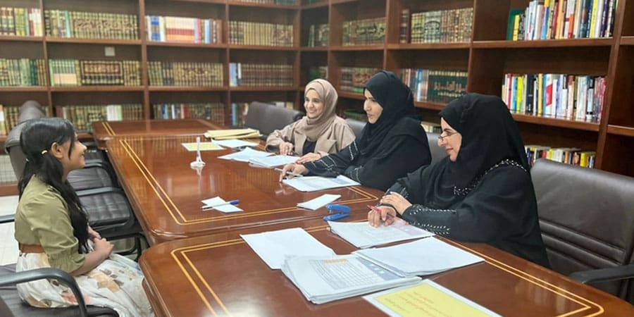 مسابقة اقرأ للناشئة مسابقة اقرأ للناشئة ـ جانب من التقييم