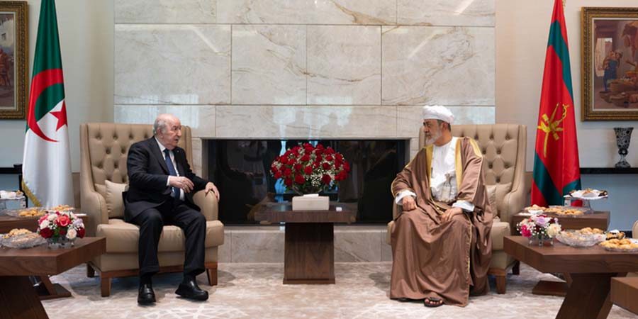 القائدان خلال اللقاء