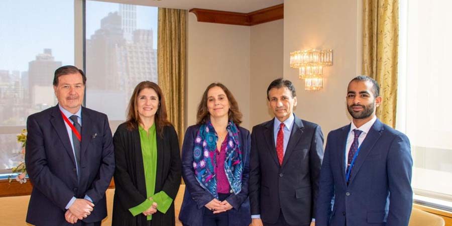سلطنة عُمان جانبه رحب سعادة الدكتور مندوب سلطنة عُمان الدائم، بزيارة أصحاب الأعمال التشيليين إلى سلطنة عُمان