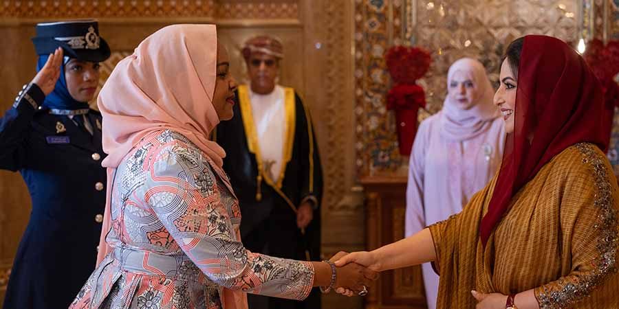 السيّدة الجليلة حرم جلالة السُّلطان المعظّم السيّدة الجليلة حرم جلالة السُّلطان المعظّم