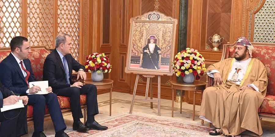 سلطنة عُمان سمو السّيد أسعد يستقبل وزير الخارجية الأذربيجاني