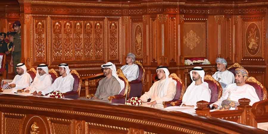 زيارة دولة صاحب السمو الشيخ محمد بن زايد آل نهيان رئيس دولة الإمارات العربية المتحدة اليوم بزيارة إلى دار الأوبرا السُّلطانية