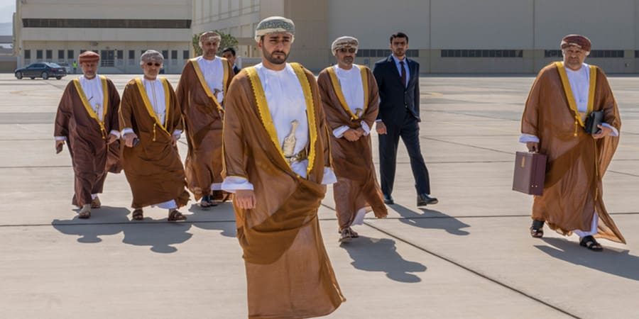 السيد ذي يزن صاحب السمو السيد ذي يزن بن هيثم آل سعيد وزير الثقافة والرياضة والشباب والوفد المرافق له