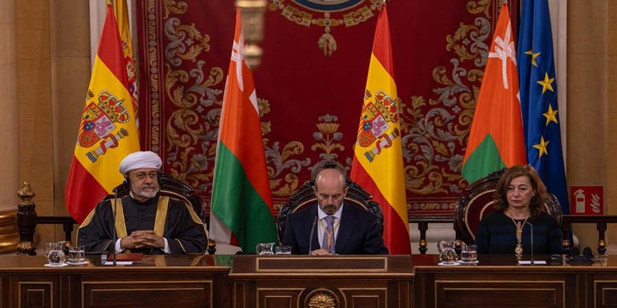 جلالةُ السُّلطان المُعظّم يزور مجلس الشّيوخ الإسباني