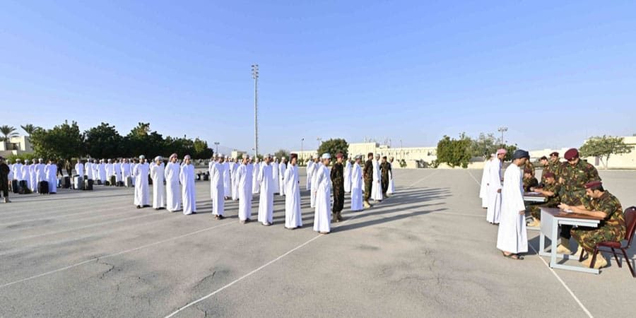 بدء برنامج التدريب العسكري