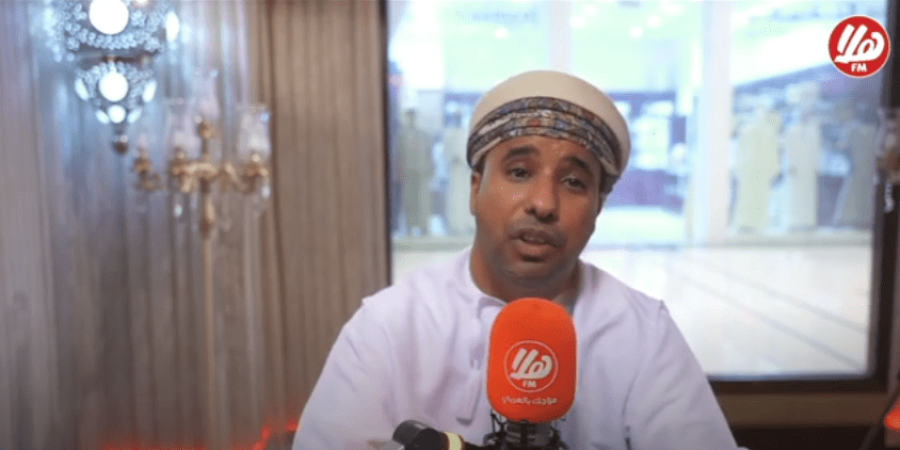 محمد القلهاتي  ـ من الفيديو
