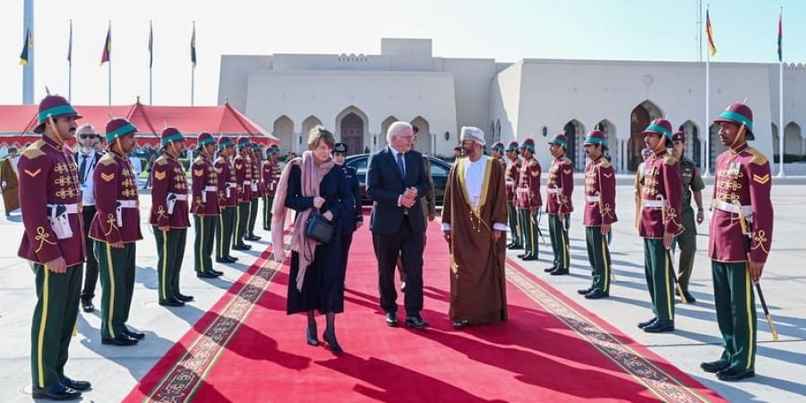 الرئيسُ الألماني يغادر سلطنة عُمان