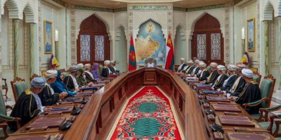 اجتماع مجلس الوزراء الموقر بقصر البركة العامر.