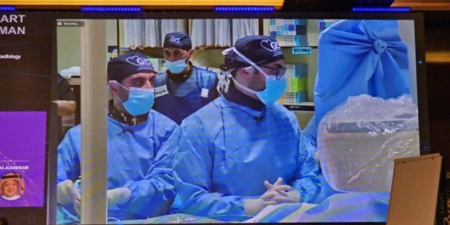 إجراء عملية قسطرة تداخلية معقدة ونادرة