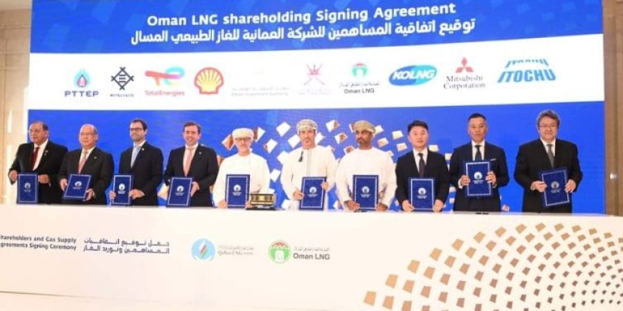الشركة العُمانية للغاز الطبيعي المسال جانب من اتفاقيات المساهمين واتفاقيات توريد الغاز.