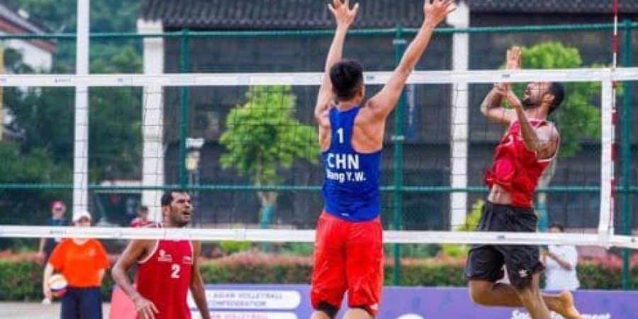 منتخبنا للكرة الطائرة الشاطئية